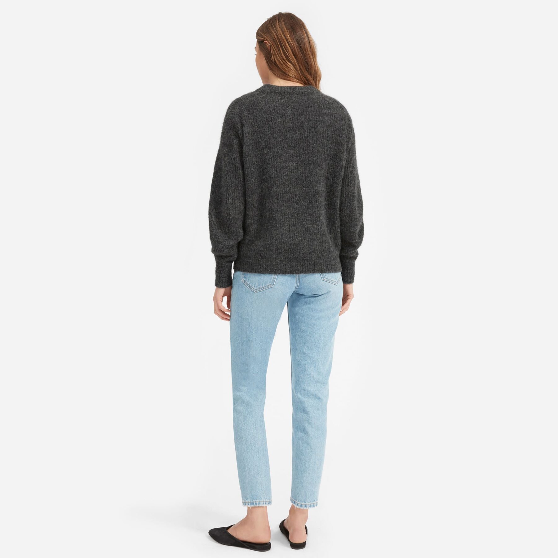 Black Regular Full Sleeves Sweatshirt-2