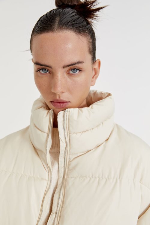 Full Neck Cream Sweatshirt-3