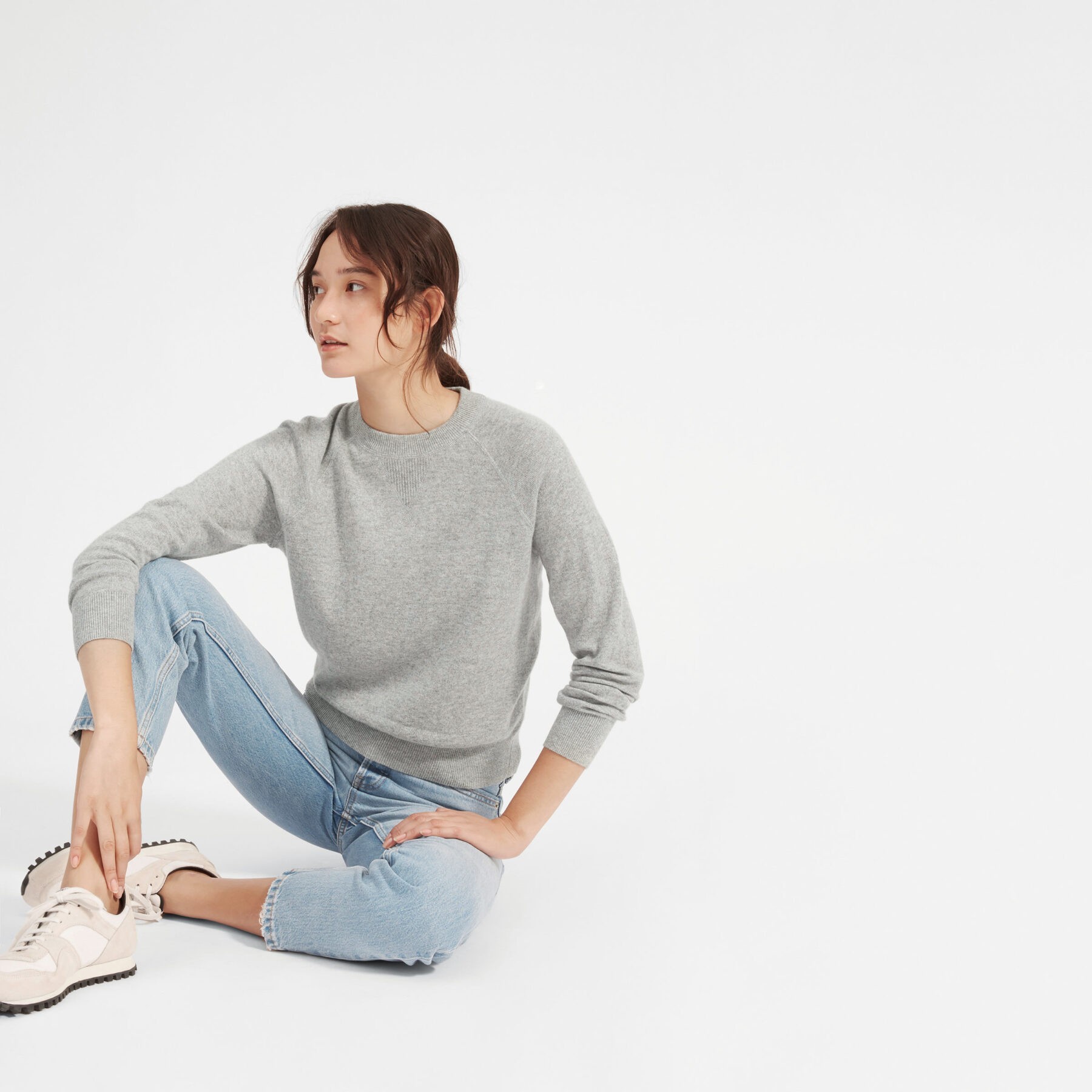 Grey Regular Sweatshirt-2