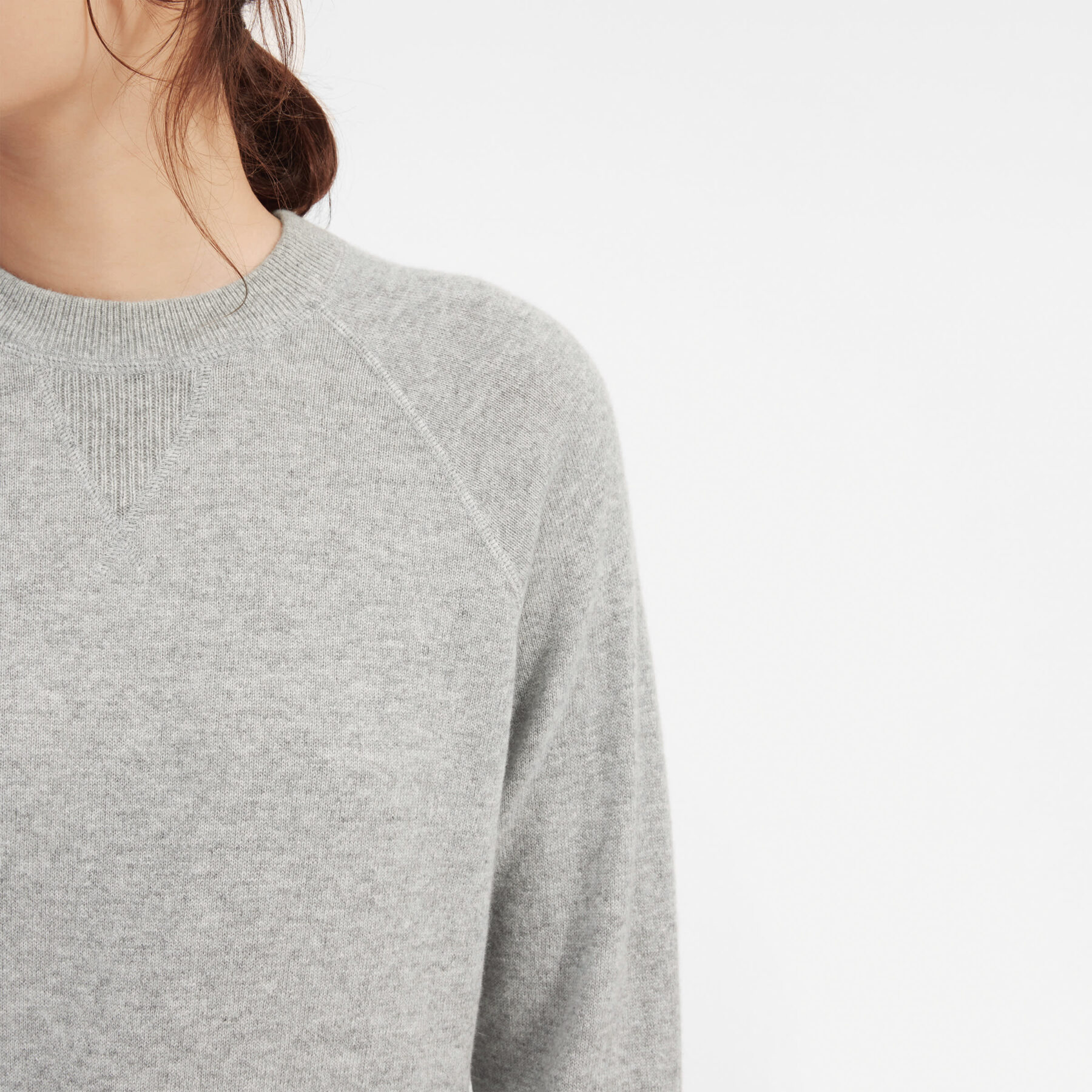 Grey Regular Sweatshirt-3